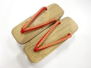 未使用品　桐下駄(23センチ)